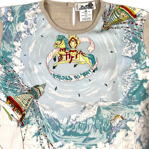 Hermès Prayers to the Wind Twillaine Sweater - Picture 6 of 8